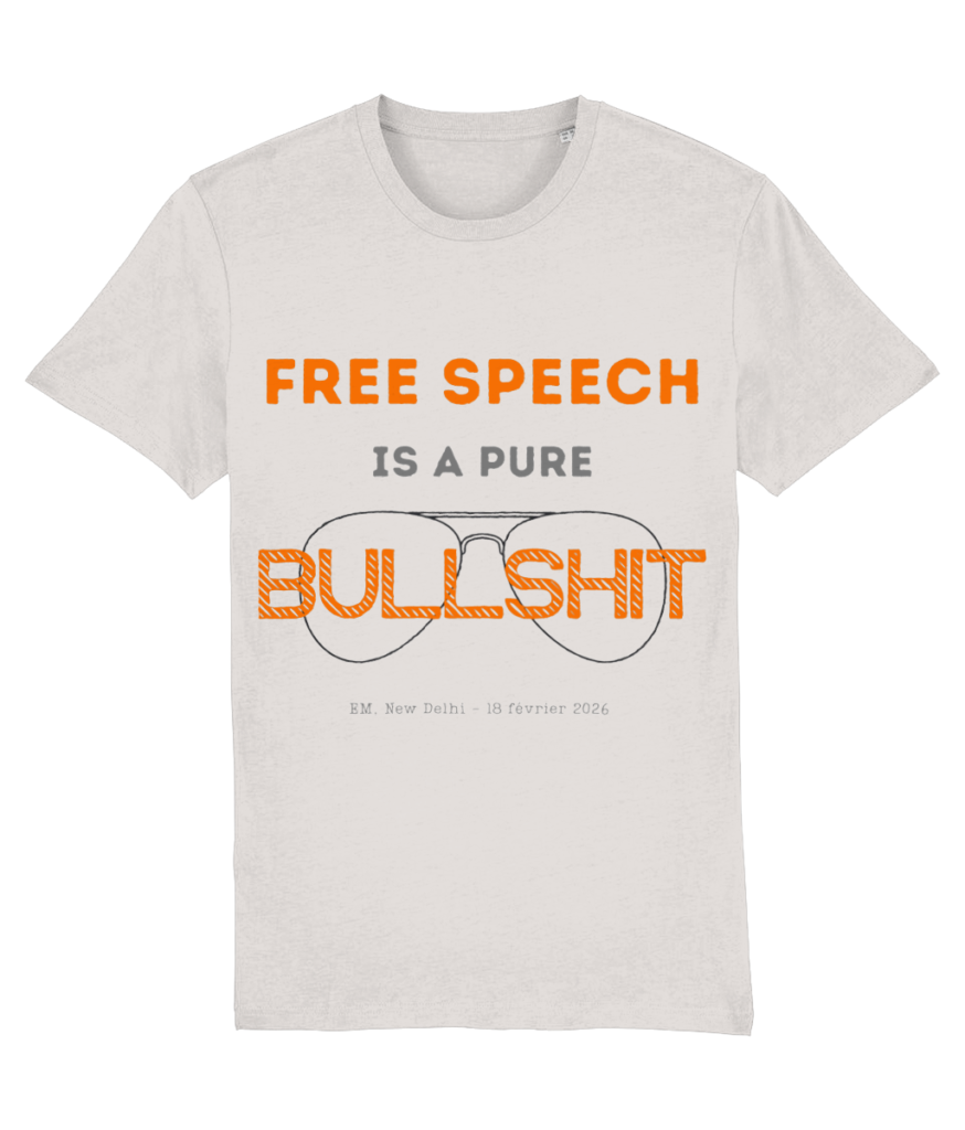 Free speech is bullshit | couleurs claires | modèle Crafter (unisexe)