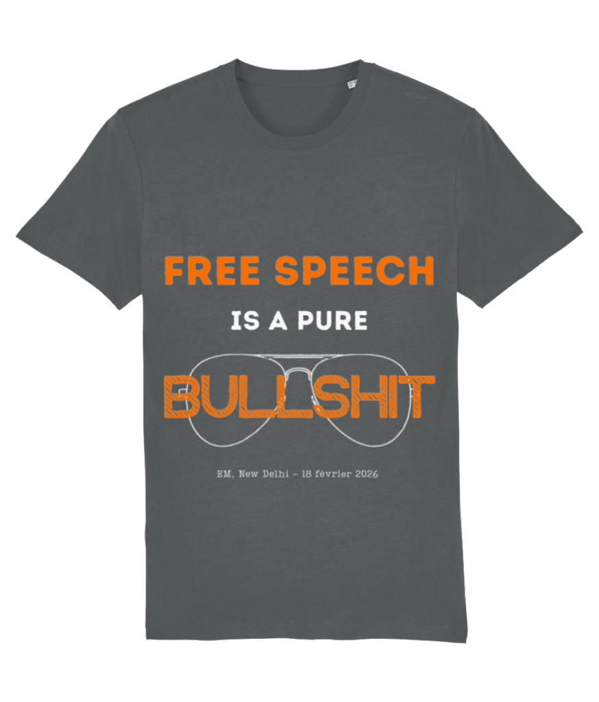 Free speech is bullshit | couleurs foncées | modèle Crafter (unisexe) v à suppr