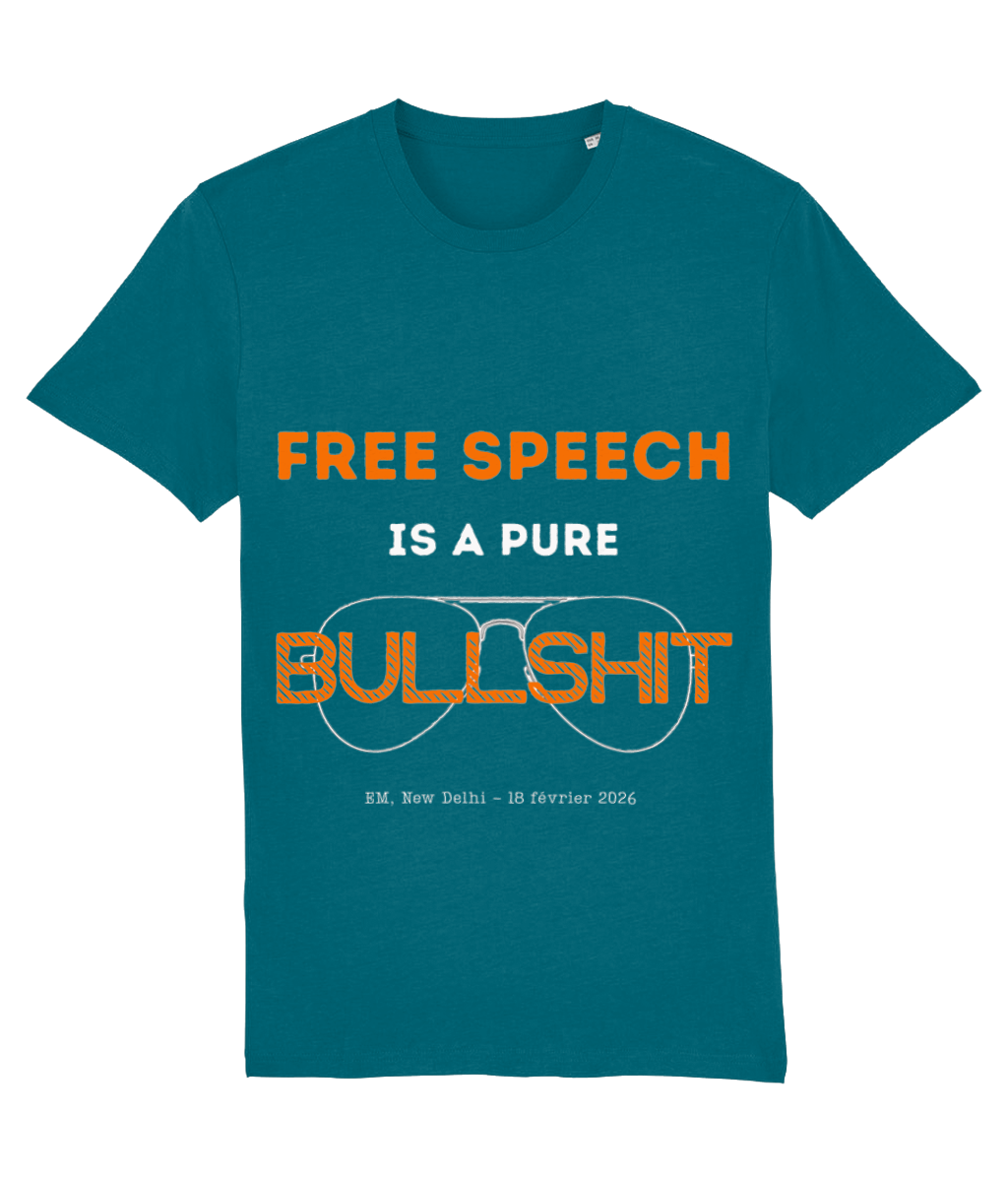 Free speech is bullshit | couleurs foncées | modèle Crafter (unisexe)